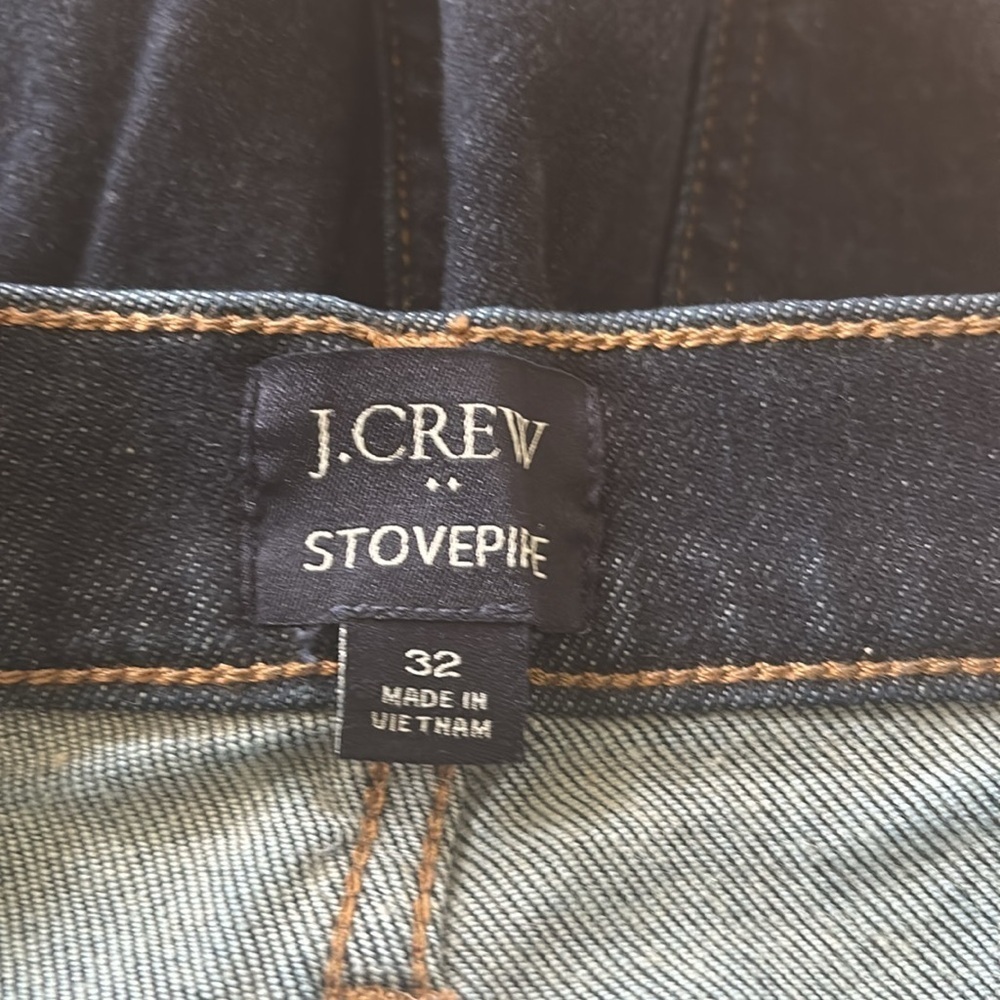 J. Crew Dark Blue stove pipe Womens Jeans - Picture 3 of 3
